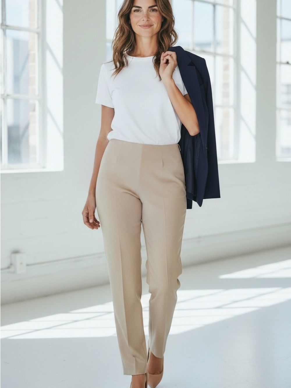 Worth New York High-Rise Tailored Charlotte Dress Pants